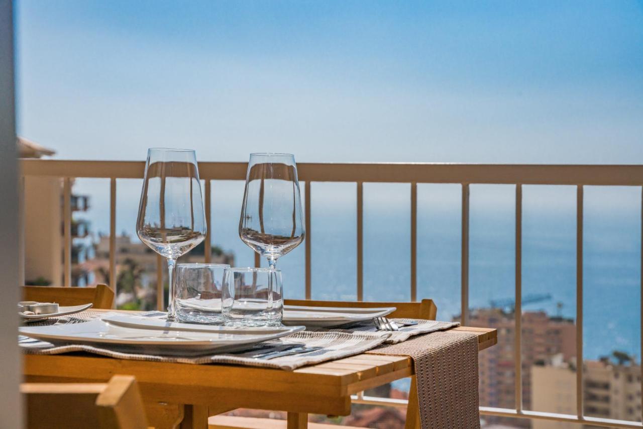 Monaco Border, Sea View, Terrace, Free Parking Daire Beausoleil Dış mekan fotoğraf